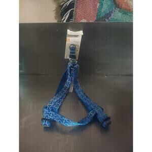 Good2Go small dog harness-blue with silver bones-new